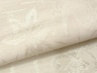 平和屋着物＊夏物 六通柄袋帯 流水扇面文 銀糸 正絹 逸品 CAAW5572fb