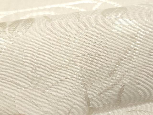 平和屋着物＊夏物 六通柄袋帯 流水扇面文 銀糸 正絹 逸品 CAAW5572fb