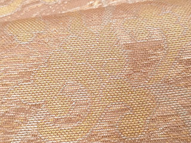 平和屋着物＊夏物 織物一筋名門 織悦 全通柄 本袋帯 花唐草文 金銀糸 関西仕立て 正絹 逸品 CAAW5573fb