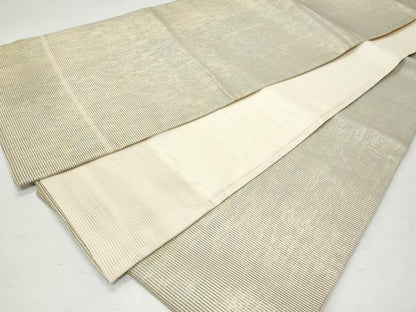平和屋着物＊夏物 六通柄袋帯 霞文 金糸 引箔 正絹 逸品 CAAW5574fb