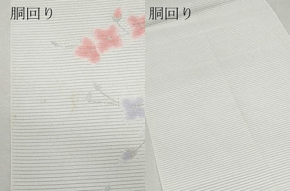 平和屋着物＊夏物 八寸名古屋帯 桔梗 金銀糸 CAAW5576fb