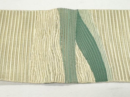 平和屋着物＊夏物 八寸名古屋帯 霞文 正絹 逸品 CAAW5582fb