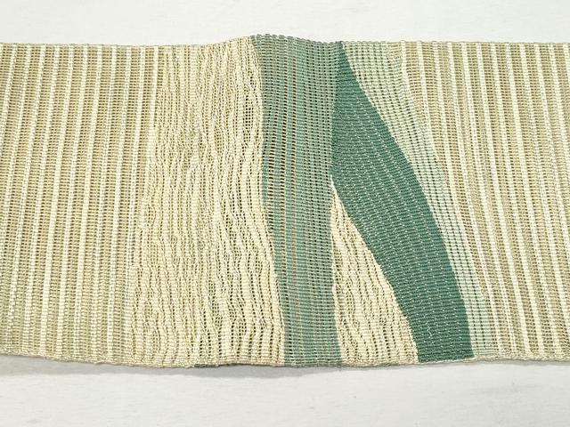 平和屋着物＊夏物 八寸名古屋帯 霞文 正絹 逸品 CAAW5582fb