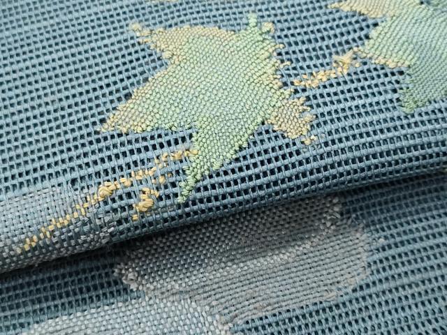 平和屋着物＊夏物 八寸名古屋帯 絽綴れ 枝楓文 正絹 逸品 CAAW5584fb