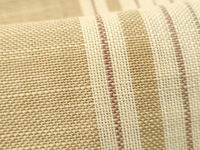 平和屋着物＊夏物 八寸名古屋帯 間道 正絹 逸品 CAAW5588fb