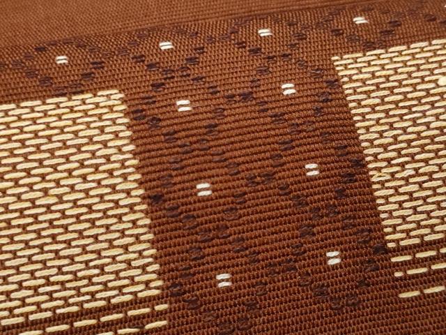 平和屋着物＊夏物 八寸名古屋帯 花織 正絹 逸品 CAAW5595fb