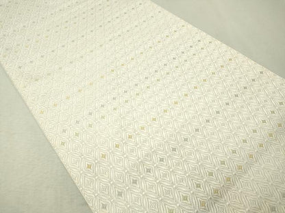 平和屋着物●本場筑前博多織　八寸名古屋帯　吉祥文様　正絹　逸品　CAAW5861vp