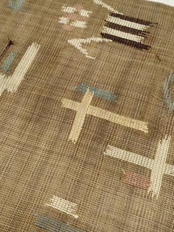 平和屋着物＊夏物　八寸名古屋帯　琉球絣文様　正絹　逸品　CAAW6577th