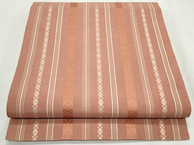 平和屋着物＊夏物　本場筑前博多織　八寸名古屋帯　紗献上　正絹　逸品　CAAW6582th
