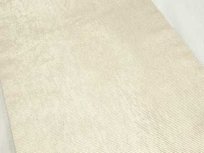平和屋着物＊夏物 九寸開き名古屋帯 霞文 銀糸 正絹 逸品 CAAW6583th