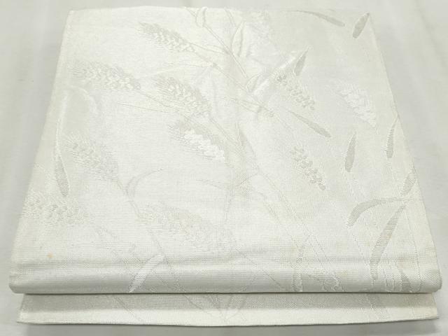 平和屋着物＊夏物　六通柄　京袋帯　稲穂　銀糸　正絹　逸品　CAAW6651th
