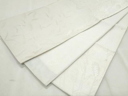 平和屋着物＊夏物　六通柄　京袋帯　稲穂　銀糸　正絹　逸品　CAAW6651th