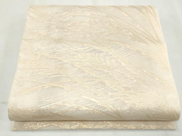 平和屋着物＊夏物　六通柄　本袋帯　芝草文　金糸　正絹　逸品　CAAW6654th