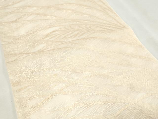 平和屋着物＊夏物　六通柄　本袋帯　芝草文　金糸　正絹　逸品　CAAW6654th