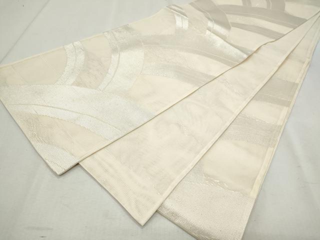 平和屋着物＊夏物　六通柄袋帯　吉祥文　銀糸　正絹　逸品　CAAW6663th