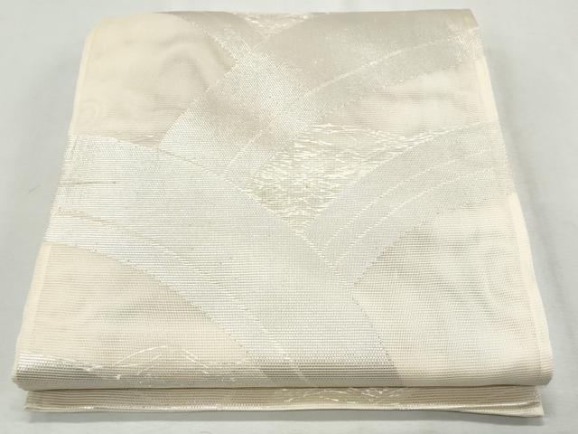 平和屋着物＊夏物　六通柄袋帯　吉祥文　銀糸　正絹　逸品　CAAW6663th