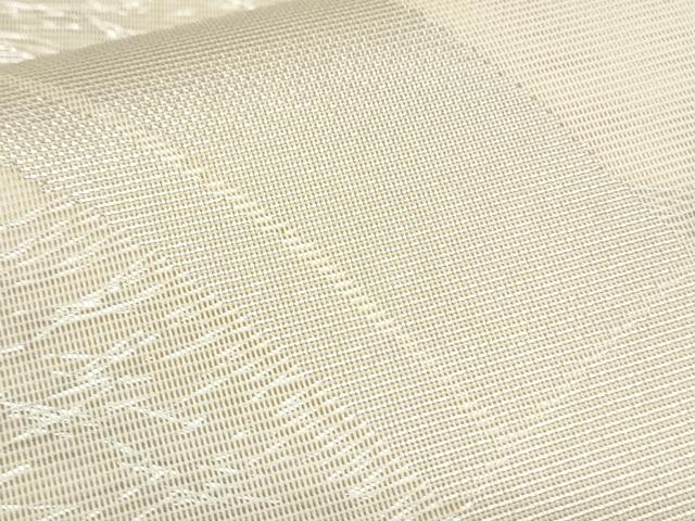 平和屋着物＊夏物　六通柄袋帯　吉祥文　銀糸　正絹　逸品　CAAW6663th