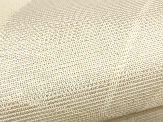 平和屋着物＊夏物　六通柄袋帯　吉祥文　銀糸　正絹　逸品　CAAW6663th
