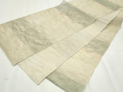 平和屋着物＊夏物　全通柄袋帯　霞文　正絹　逸品　CAAW6667th