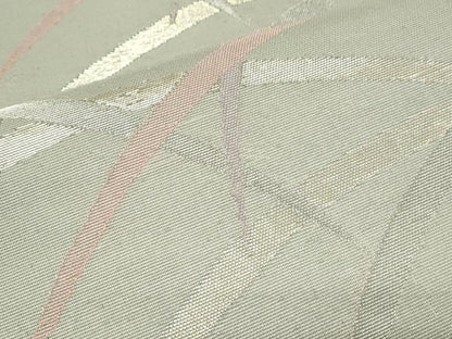 平和屋着物＊夏物　六通柄袋帯　芝草文　金糸　正絹　逸品　CAAW6669th