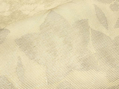 平和屋着物＊夏物　六通柄袋帯　芝草花文　金糸　正絹　逸品　CAAW6677th