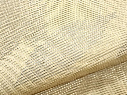平和屋着物＊夏物　六通柄袋帯　芝草花文　金糸　正絹　逸品　CAAW6677th