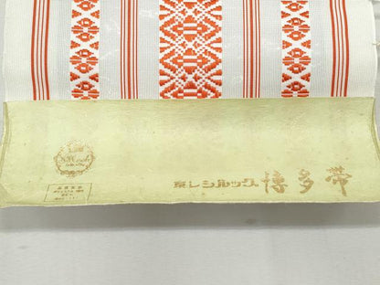 平和屋着物＊夏物　博多帯　名古屋帯　反物　献上　未使用　CAAW6733th
