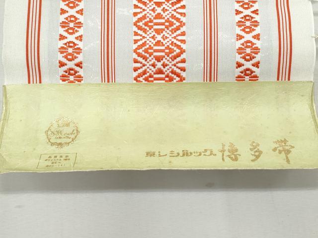 平和屋着物＊夏物　博多帯　名古屋帯　反物　献上　未使用　CAAW6733th