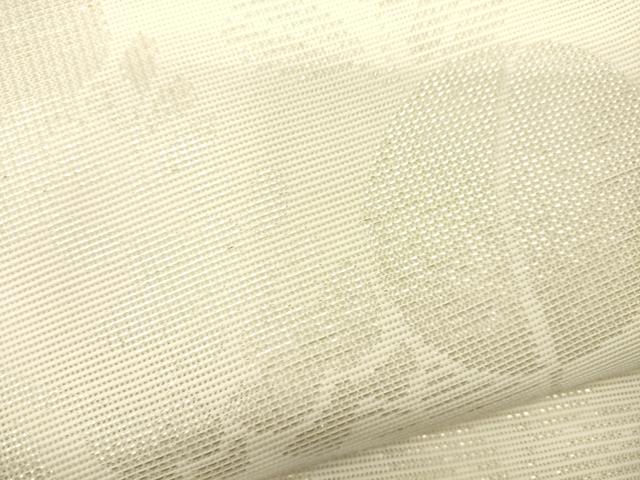 平和屋着物＊夏物　六通柄袋帯　草木文　銀糸　CAAW6804eg