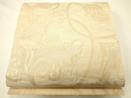平和屋着物＊夏物　全通柄　本袋帯　葡萄蔦の葉文　金糸　正絹　逸品　CAAW6810eg