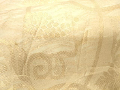 平和屋着物＊夏物　全通柄　本袋帯　葡萄蔦の葉文　金糸　正絹　逸品　CAAW6810eg