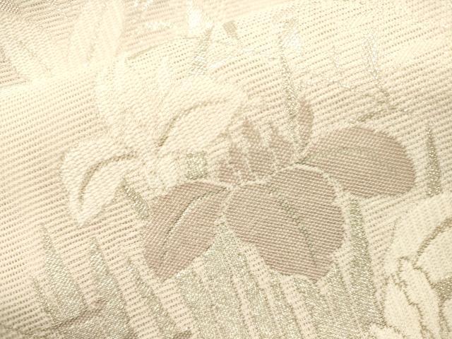 平和屋着物＊夏物　六通柄　京袋帯　杜若　金銀糸　未使用　CAAW6816eg