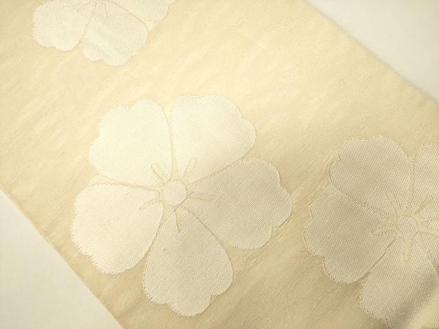 平和屋着物＊夏物 太鼓柄袋帯 舞花文 正絹 逸品 CAAW6819eg