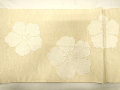 平和屋着物＊夏物 太鼓柄袋帯 舞花文 正絹 逸品 CAAW6819eg