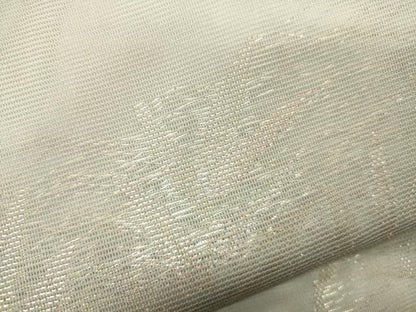 平和屋着物＊夏物　六通柄袋帯　流水草花文　金糸　正絹　逸品　CAAW6840eg