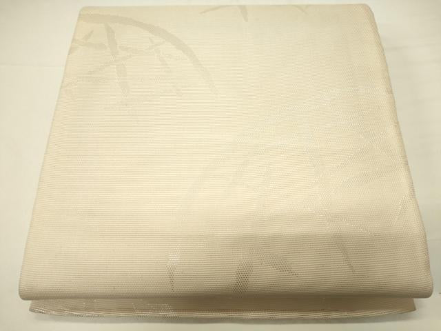 平和屋着物＊夏物　六通柄袋帯　籬文　銀糸　正絹　逸品　CAAW6846eg