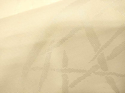 平和屋着物＊夏物　六通柄袋帯　籬文　銀糸　正絹　逸品　CAAW6846eg