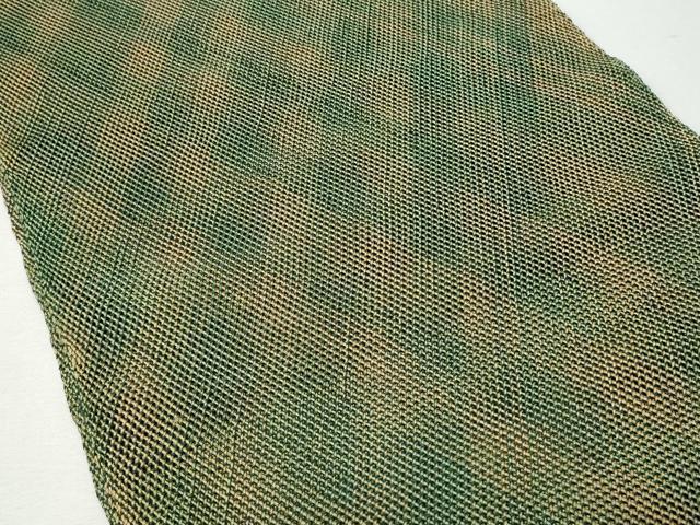 平和屋着物＊夏物 八寸名古屋帯 幾何学文 正絹 逸品 CAAW6866fb