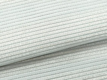 平和屋着物＊夏物 八寸名古屋帯 絽綴れ 横段文 銀糸 正絹 逸品 CAAW6872fb