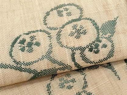 平和屋着物＊夏物 八寸名古屋帯 万寿菊 麻 逸品 CAAW6876fb