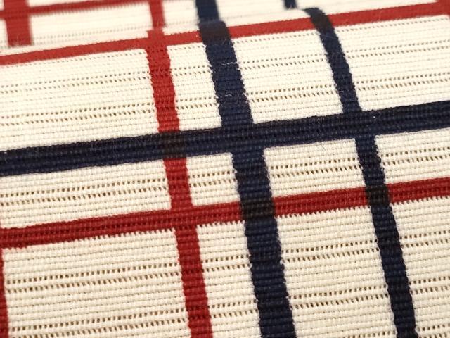 平和屋着物＊夏物 八寸名古屋帯 綿絽 格子 綿 逸品 CAAW6880fb