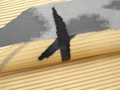 平和屋着物＊夏物 八寸名古屋帯 絽綴れ 流水文 金糸 正絹 逸品 CAAW6882fb