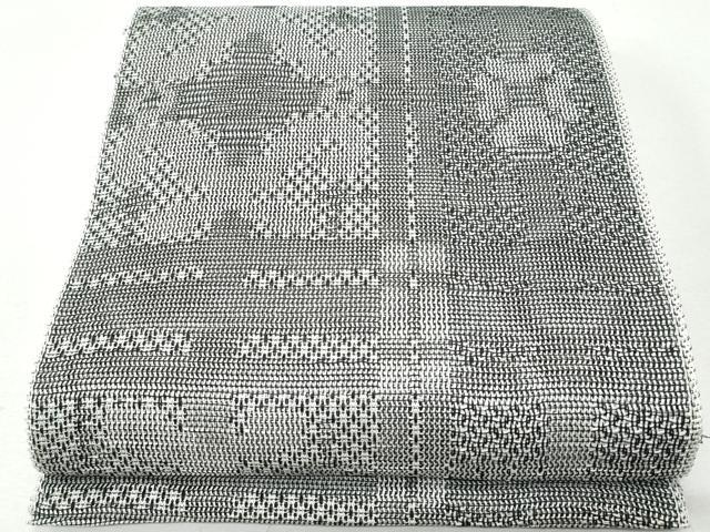 平和屋着物＊夏物 八寸名古屋帯 幾何学文 正絹 逸品 CAAW6885fb