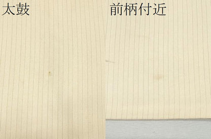 平和屋着物＊夏物　九寸開き名古屋帯　作家物　枝葉に休み鳥　正絹　逸品　CAAW6906fb