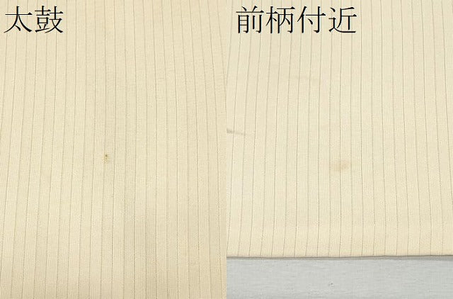 平和屋着物＊夏物　九寸開き名古屋帯　作家物　枝葉に休み鳥　正絹　逸品　CAAW6906fb