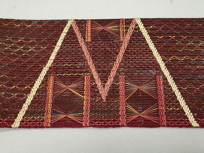 平和屋着物＊夏物 八寸名古屋帯 幾何学間道 正絹 逸品 CAAW6918fb