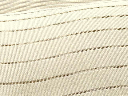 平和屋着物＊夏物 八寸名古屋帯 絽綴れ よろけ縞 正絹 逸品 CAAW6919fb