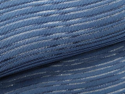 平和屋着物＊夏物 八寸名古屋帯 絽綴れ よろけ縞 正絹 逸品 CAAW6920fb