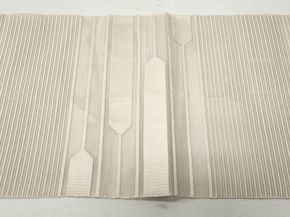 平和屋着物＊夏物 八寸名古屋帯 絽綴れ 横段文 正絹 逸品 CAAW6926fb