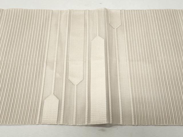 平和屋着物＊夏物 八寸名古屋帯 絽綴れ 横段文 正絹 逸品 CAAW6926fb